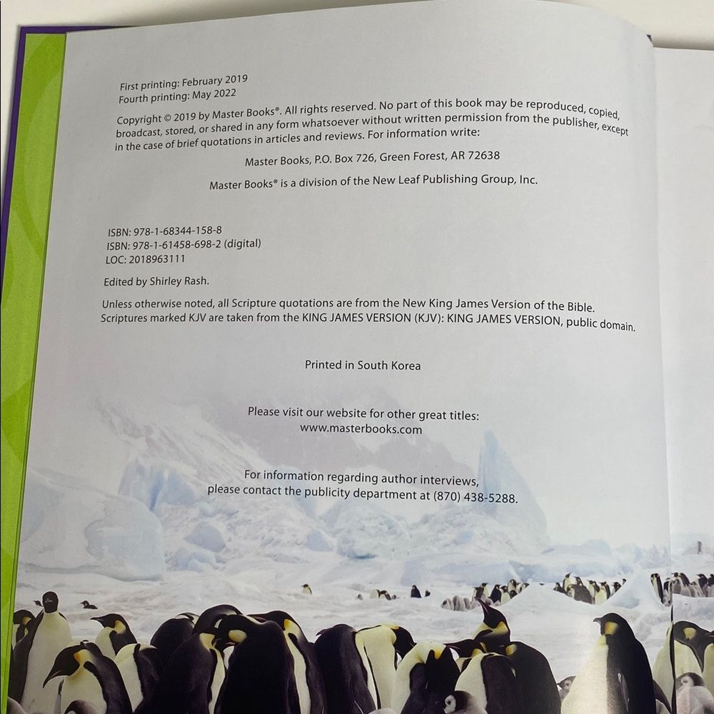 Master Books God's Big Book of Animals - Educational Book for Kids-Homeschool - Picture 3 of 16